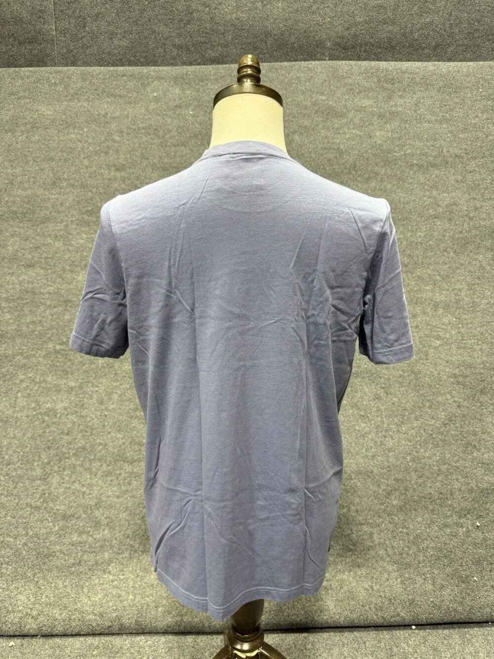Adidas Originals Trefoil Logo T Shirt Blue Mens Medium Short Sleeve Cotton Tee